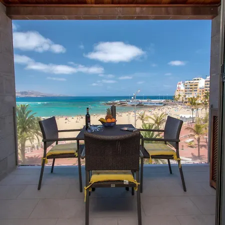 Great Balcony Over Blue Sea By Canariasgetaway Ferienhaus *